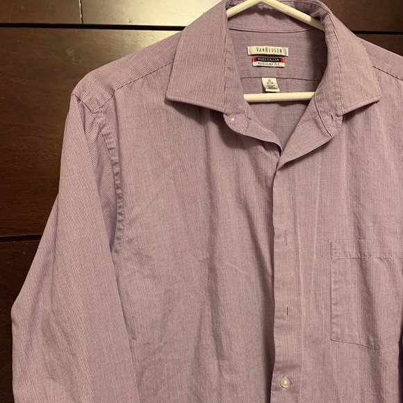 Van Heusen - M - lavender dress shirt - Picture 3 of 3